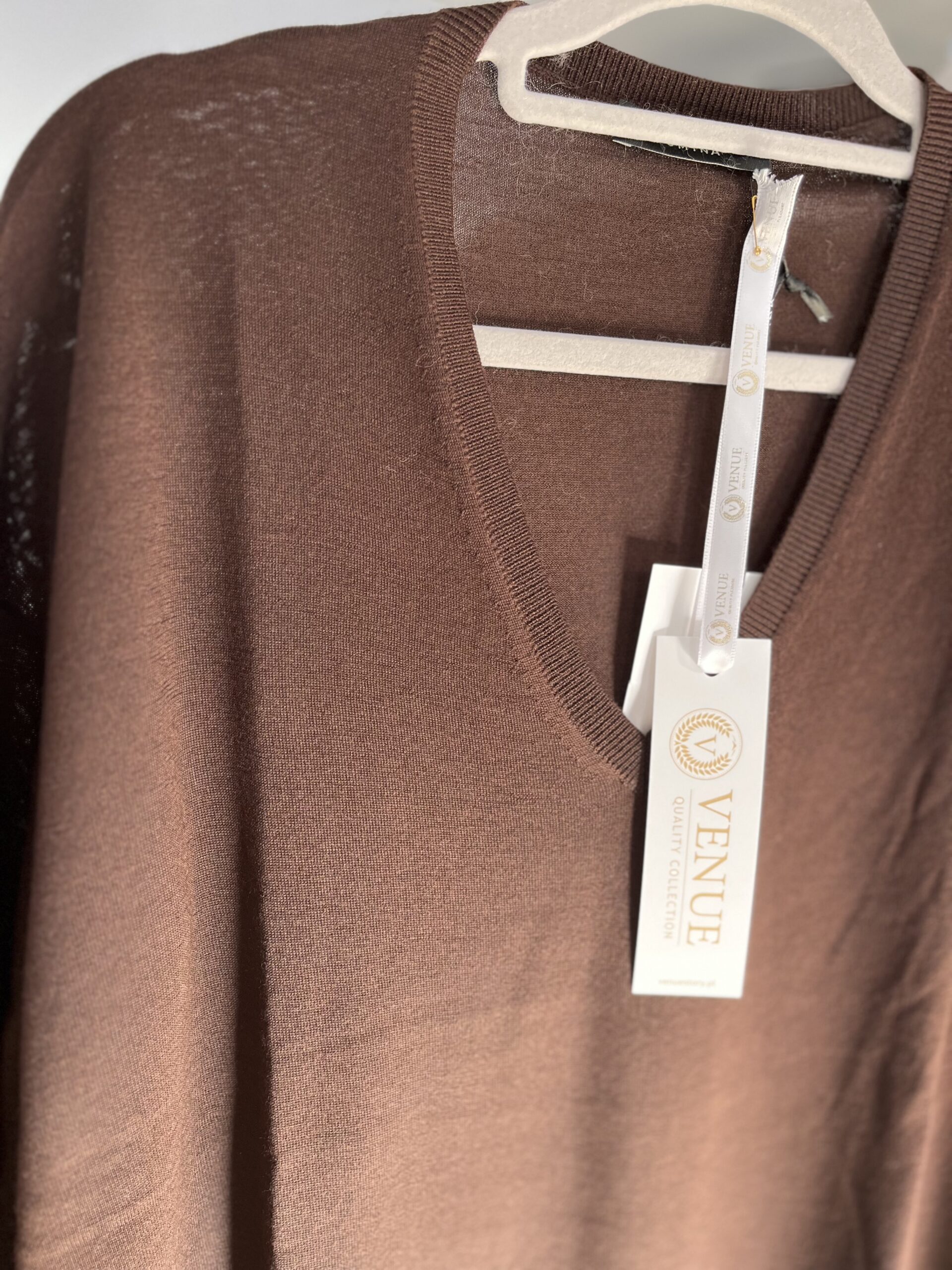 Sweter MIST/ ciemna czekolada - obrazek 4