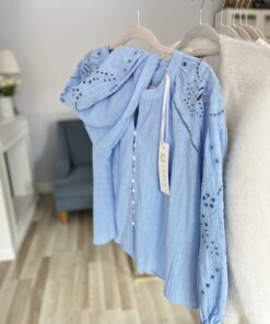 Alternative view of Koszula 100% bawełna DOLCE VITA/ niebo