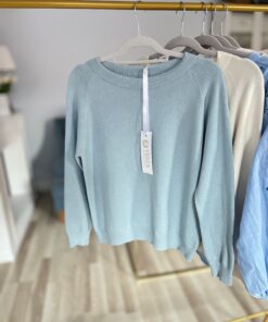 Sweter MIA/ błękit miętowy