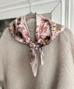 APASZKA JEDWAB 100% sweet garden