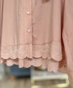 Alternative view of Koszula 100% bawełna ELLA/ pudrowy róż