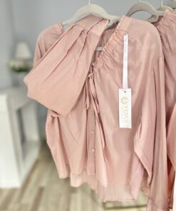 Alternative view of Bluzka 100% bawełna SIMPLE ROMANTIC/ pudrowy róż