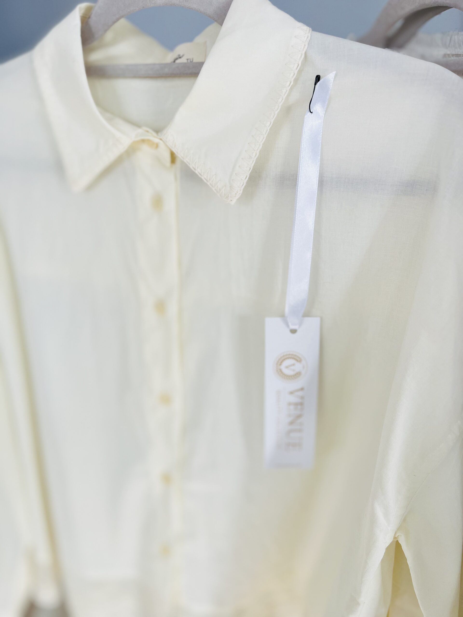 Koszula 100% bawełna ELLA/ ecru - obrazek 3