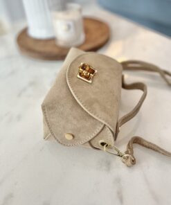 Alternative view of Zamszowa torebka MIU/ szlachetny beż