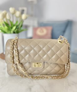 Skórzana torebka DIANA/ szlachetny beż