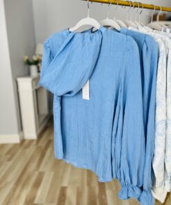 Alternative view of Bluzka ROMA rozmiar L / indygo jeans