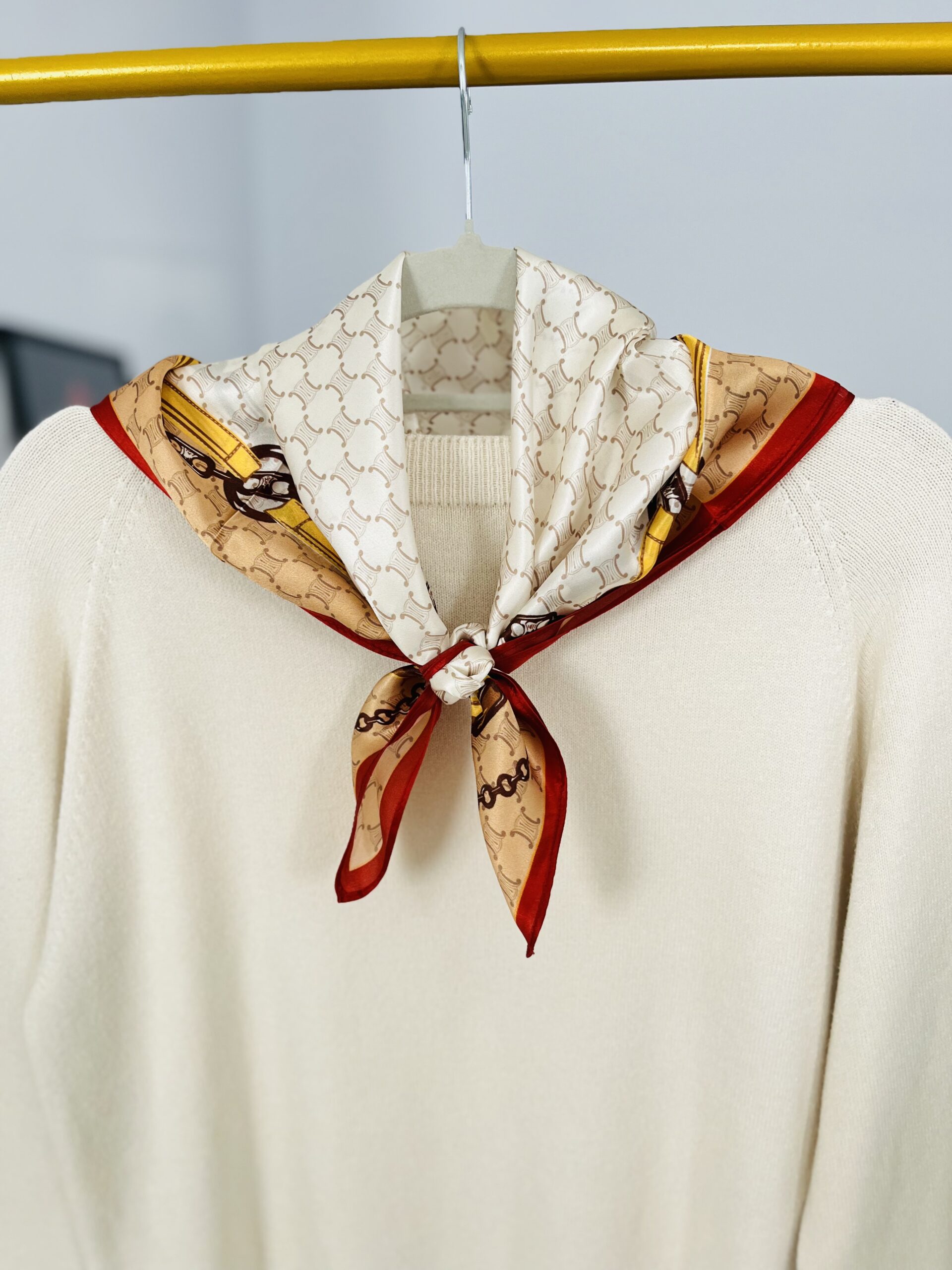 APASZKA JEDWAB 100% GALLA - obrazek 2