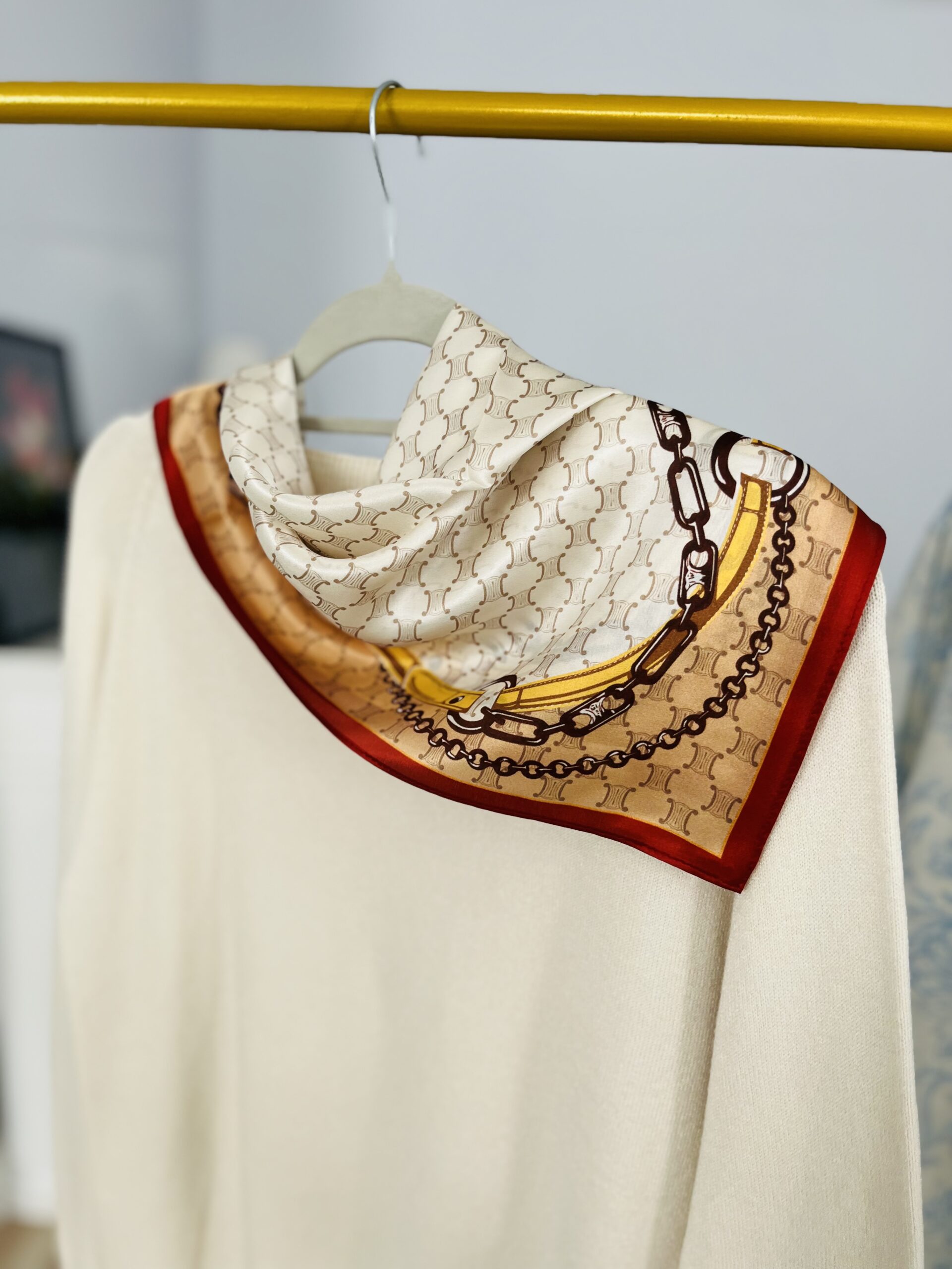 APASZKA JEDWAB 100% GALLA - obrazek 3