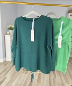 Sweter COMFORT/ wiskoza szmaragdowa zieleń