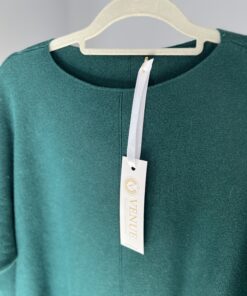 Alternative view of Sweter COMFORT/ wiskoza szmaragdowa zieleń