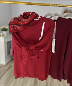 Alternative view of Sweter BASIC KASZMIR/ winny burgund