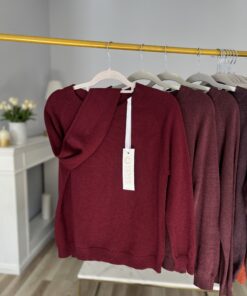 Sweter MIA/ jasny bakłażan