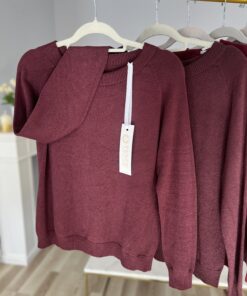 Sweter MIA/ bakłażan
