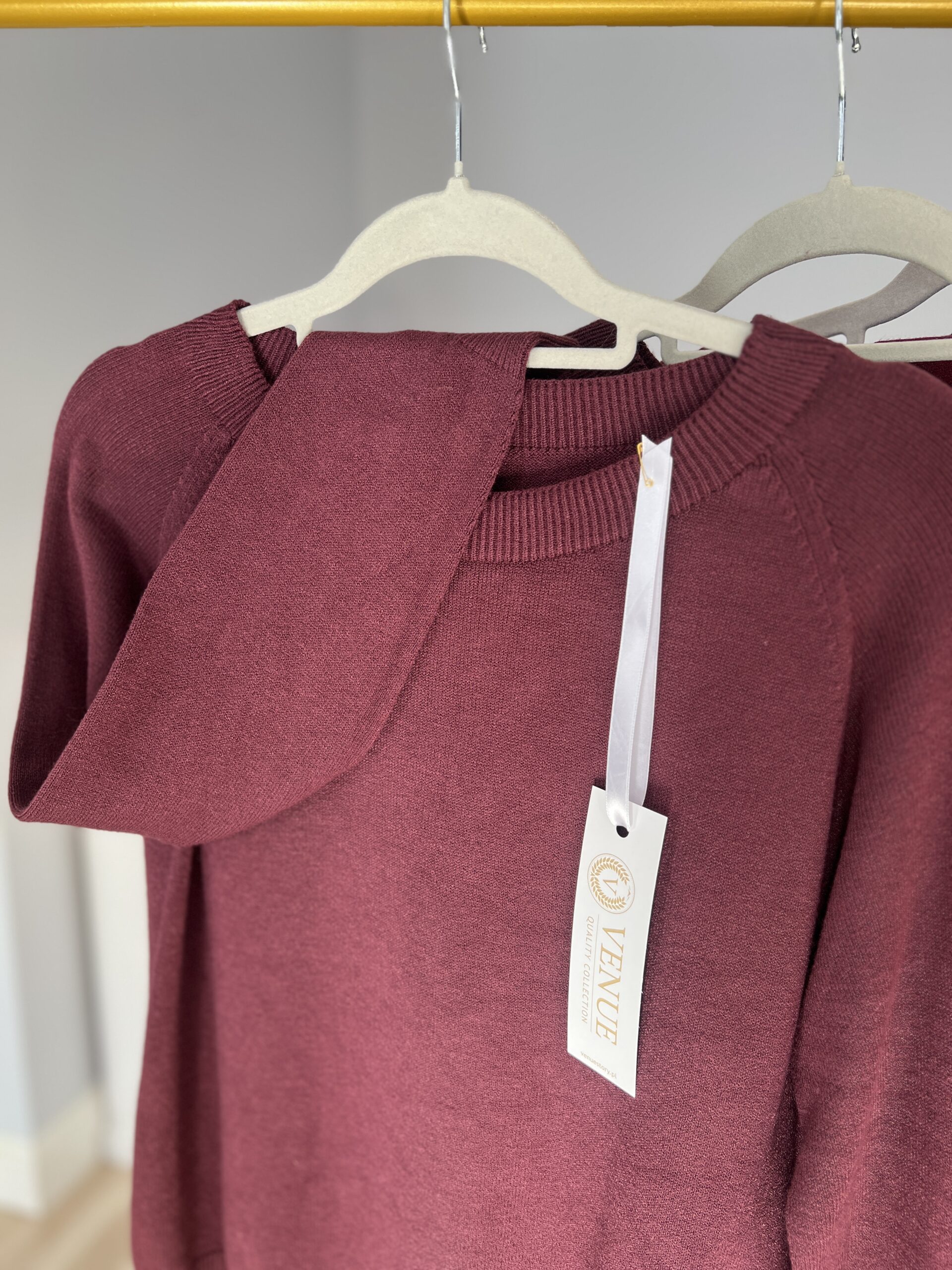 Sweter MIA/ bakłażan - obrazek 2