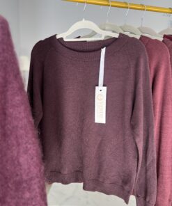 Sweter MIA/ ciemna śliwka