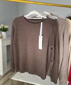 Sweter MIA/ kakaowy brąz