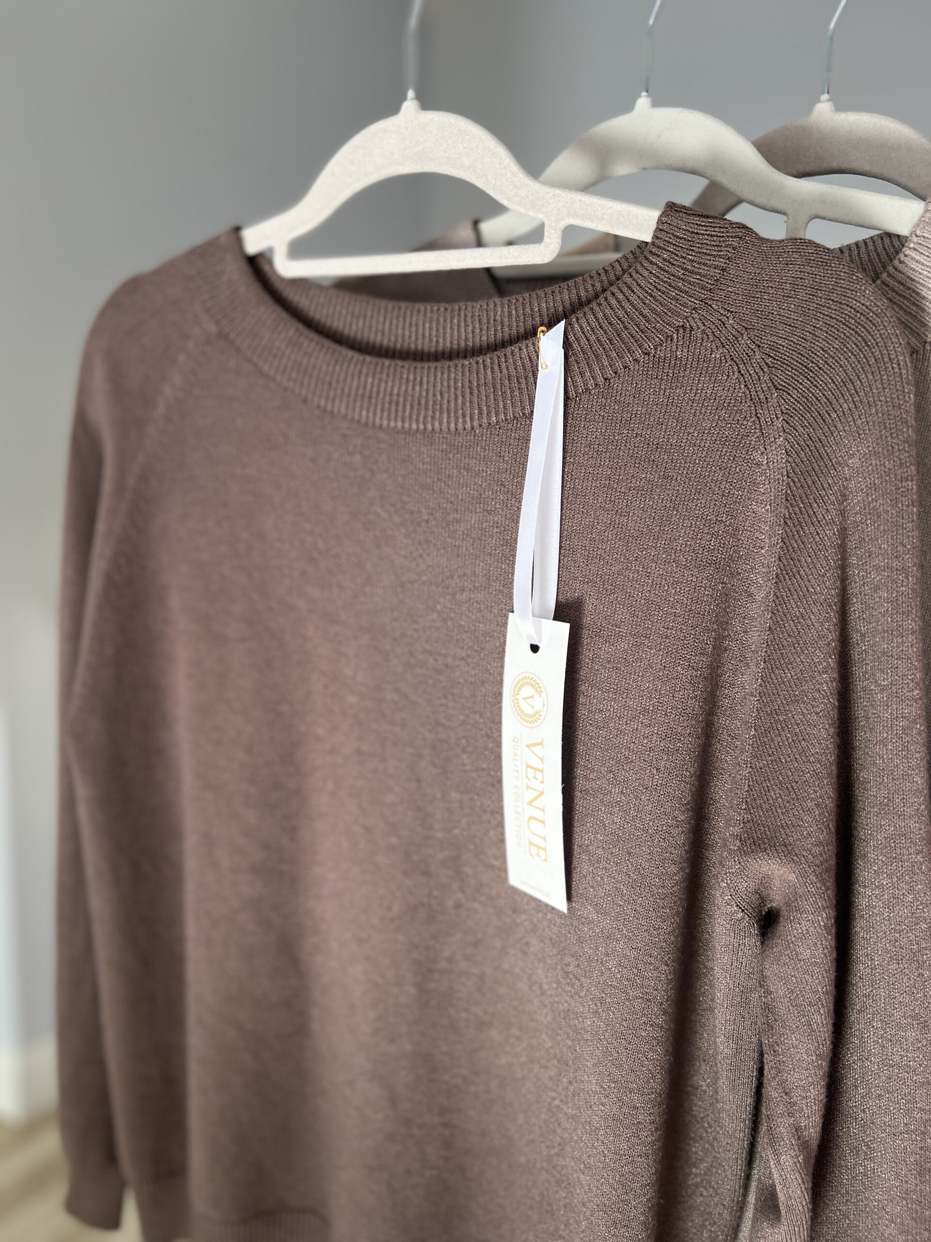 Sweter MIA/ kakaowy brąz - obrazek 3