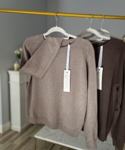 Sweter MIA/ kakaowa szarość