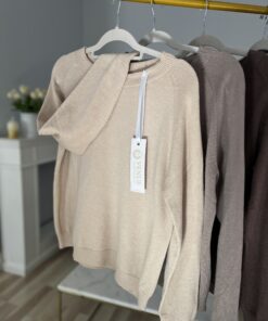 Sweter MIA/ jasny beż