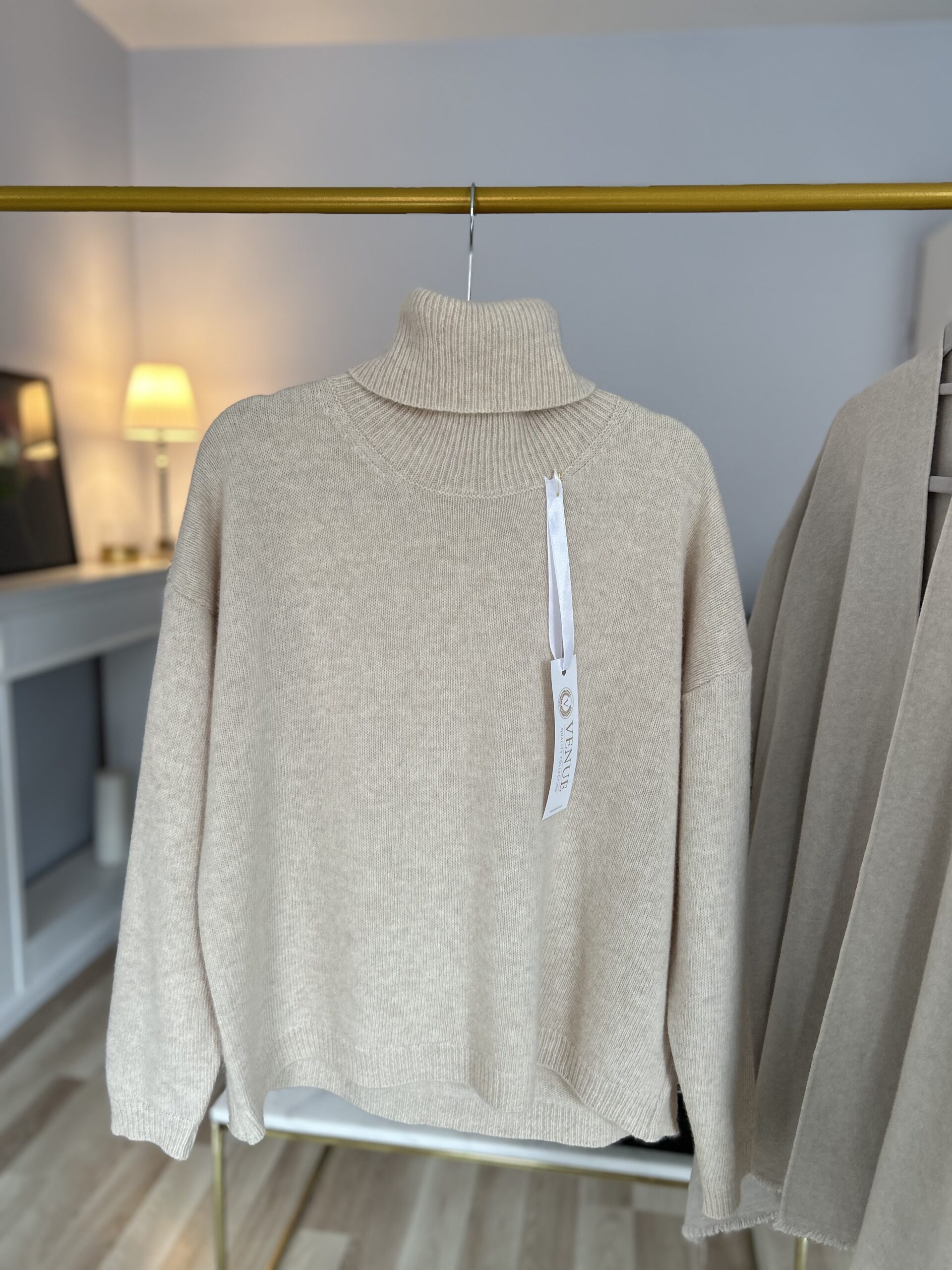 Golf Mary (100% merino)/ JASNY BEŻ