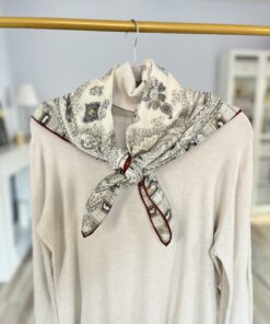 APASZKA jedwab/wełna 85/85 dwustronna WENECJA
